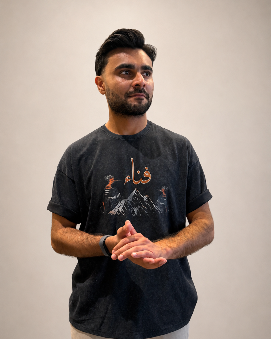 Fanaa T-Shirt – Black Acid Wash