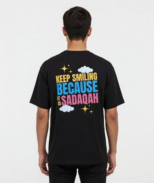 Keep Smiling Because It Is Sadaqah T-Shirt
